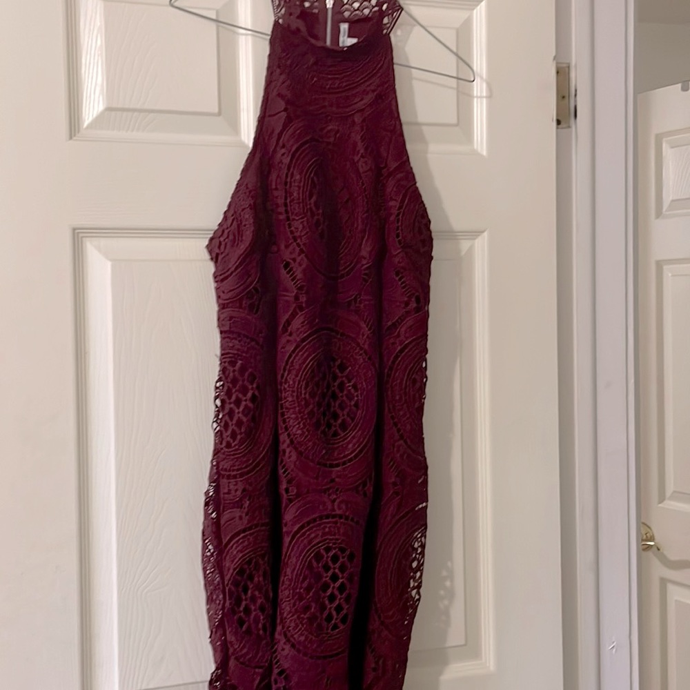 Charlotte Russe lace midi dress